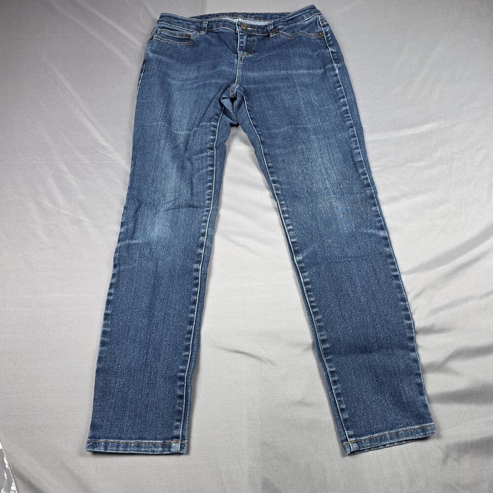 Michael Kors Womens Skinny Jeans Size 4 Medium Wash Blue Denim Slim Fit 5-Pocket